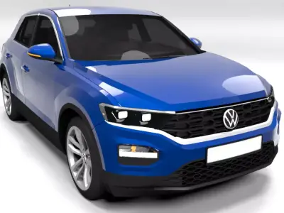 VW TROC Low-poly 3D model