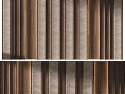 Decorative V65 Wall Panels 3D model