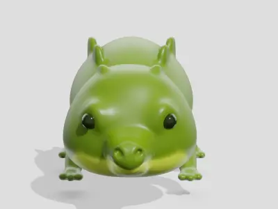Cute crocodile  3D model
