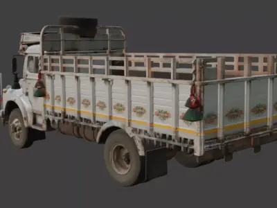 Cargo Truck 3D Model 3D model