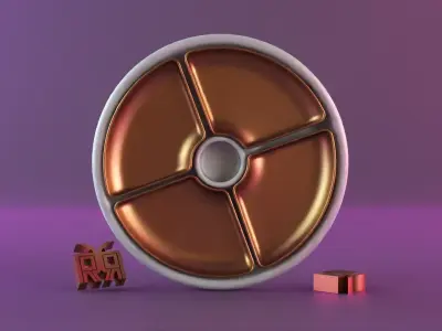round tray Free 3D print model