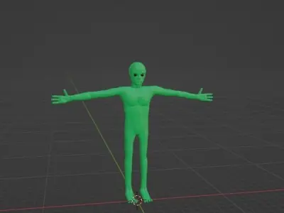 alien Free 3D model purchase