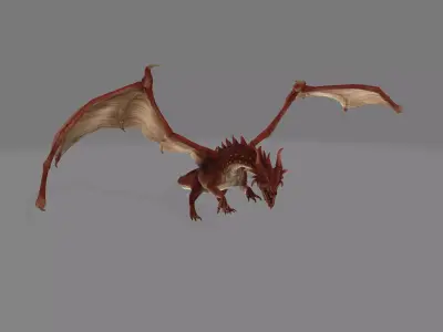red dragon 3D model