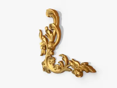 Classic decor ornament 198 3D model