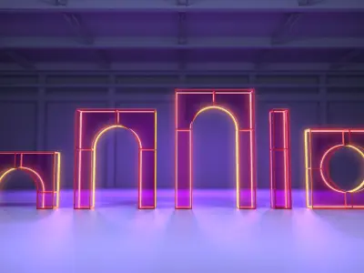 Arches Set 1 3D model