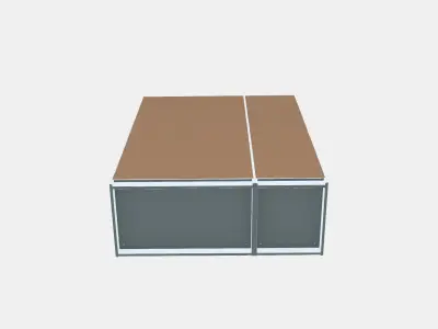 PAX - TYSSEDAL Wardrobe combination Low-poly 3D model