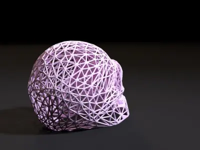 Halloween Skull 3D print model