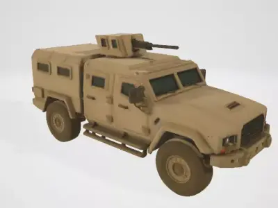 militar car 3D model