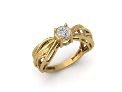 Rings for Women Womens Rings Stone Ring Ready STL 3DM Models  3D print model 10