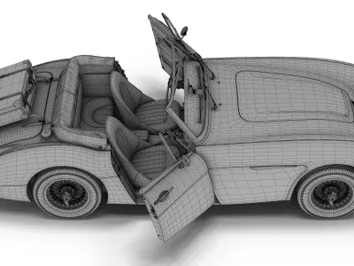 Austin-Healey 3000 MkII 3D model