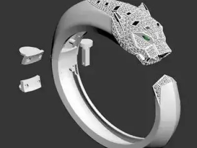 Custom pendent 3D model
