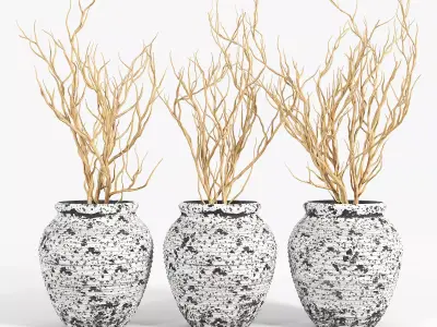 Axl Cement Pot 2 3D model