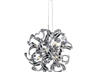 Fritz Light Sputnik Sphere Chandelier 3D model