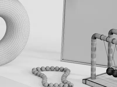 Decorative set  1  3D model