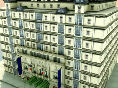 Luxury Paris Apartment 3D model