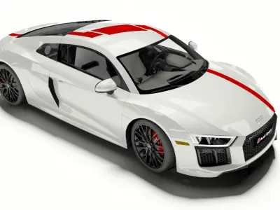Audi R8 Coupe 2018 Model 3D model
