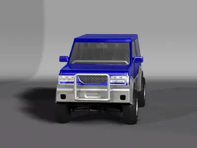 4x4 SUV 3D model