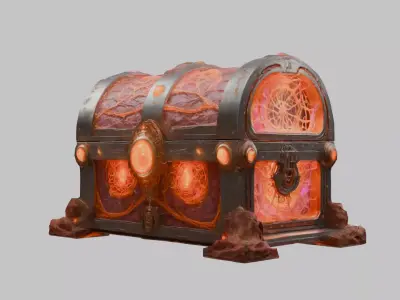 Biomechanical Design Model Low-poly 3D model