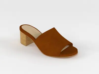 Women Slide Sandal 3D model