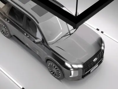 Hyundai Palisade 2024 3D model 3D model