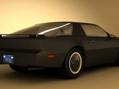 Knight Rider K2000 KITT 3D model