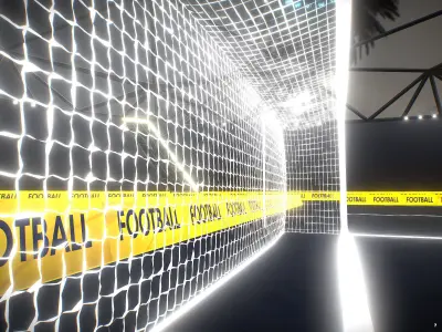 Glow Stadium PBR Low-poly 3D model