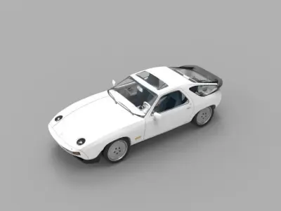 1981 Porsche 928 3D model