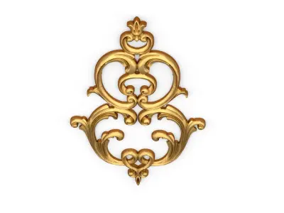 Classic decor ornament 325 3D model