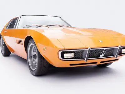 Maserati Ghibli SS 1972 3D model