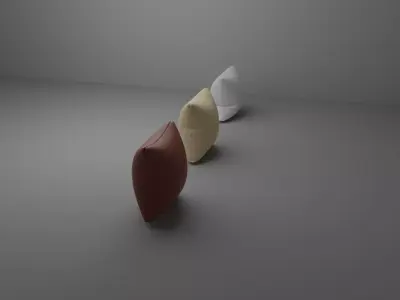 Free Pillow Set Free low-poly 3D model