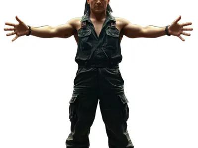 Tactical Soldier model pack Low-poly 3D model