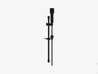 Shower - Rail - Luxury - Lane Low-poly 3D model