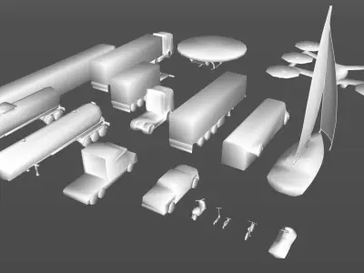 Car Concept Model 2 - Library Car 3D print model 3D print model