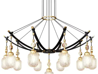 Hanging Chandelier Kufaa 3D model