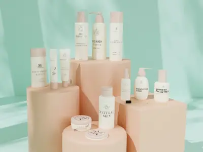 luxury cosmetics 3D model