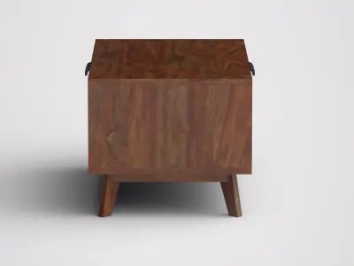 Monet Coffee Table Teak wood Low-poly 3D model