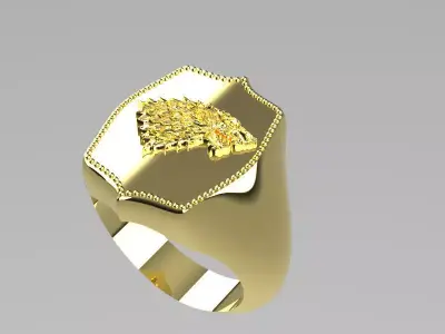 Game of Thrones ring Free 3D print model