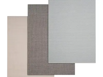 Rug Set 340 3D model