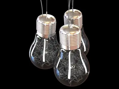 ideal lux luce max chandelier 3D model