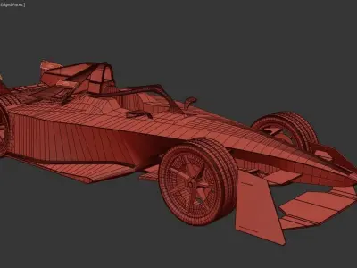Formula E Gen 3 3D model