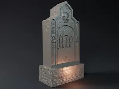 Tombstone 1  3D print model