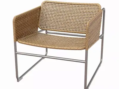 INDUSTRIELL chair gray-green 3D model