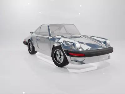 Porshe 911F high poly model 3D model