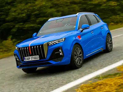 2024 Hongqi HS5 3D model