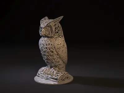 Owl decor 3D print model