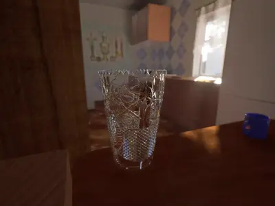 Crystal vase Free 3D model