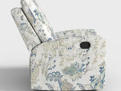 DESIGNER RECLINER CHAIR Low-poly 3D model