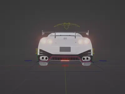 car nissan gt 3D model