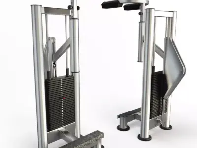 Gym Standing Calf Raise 3D model