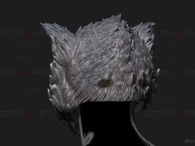 Zhu Bajie Head Decor Wearable - Black Myth Wukong 3D print model